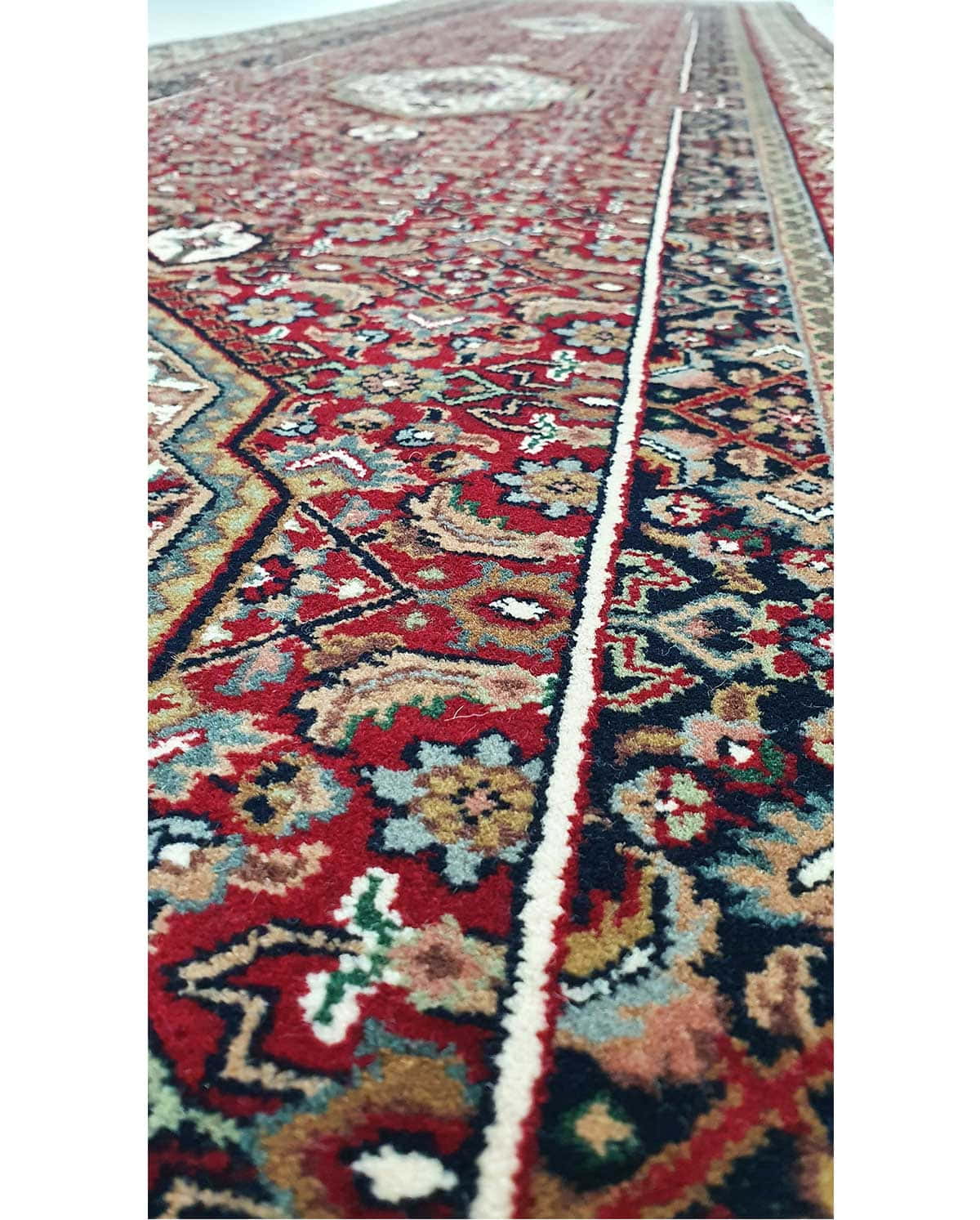 Superfine Amritsar-Bijar Runner 345x83cm | Rug# 30271