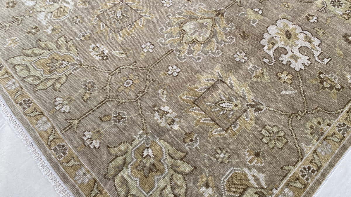 Indo Oushak designer rug 298x244cm | Rug# 30810