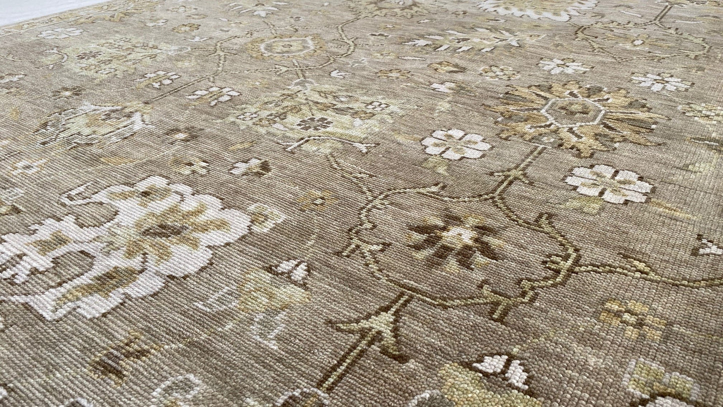 Indo Oushak designer rug 298x244cm | Rug# 30810