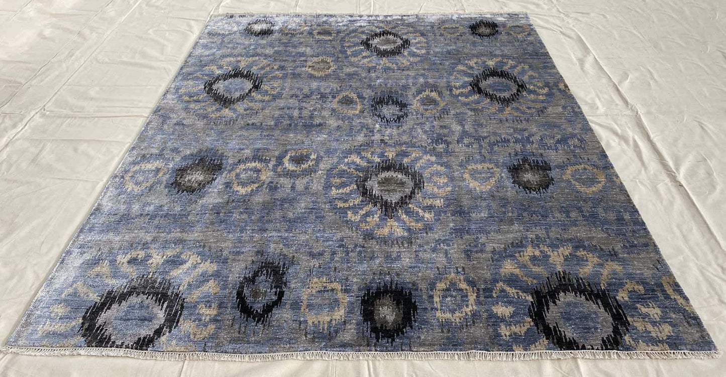 Modern Ikat designer rug 295x237cm | Rug# 30814