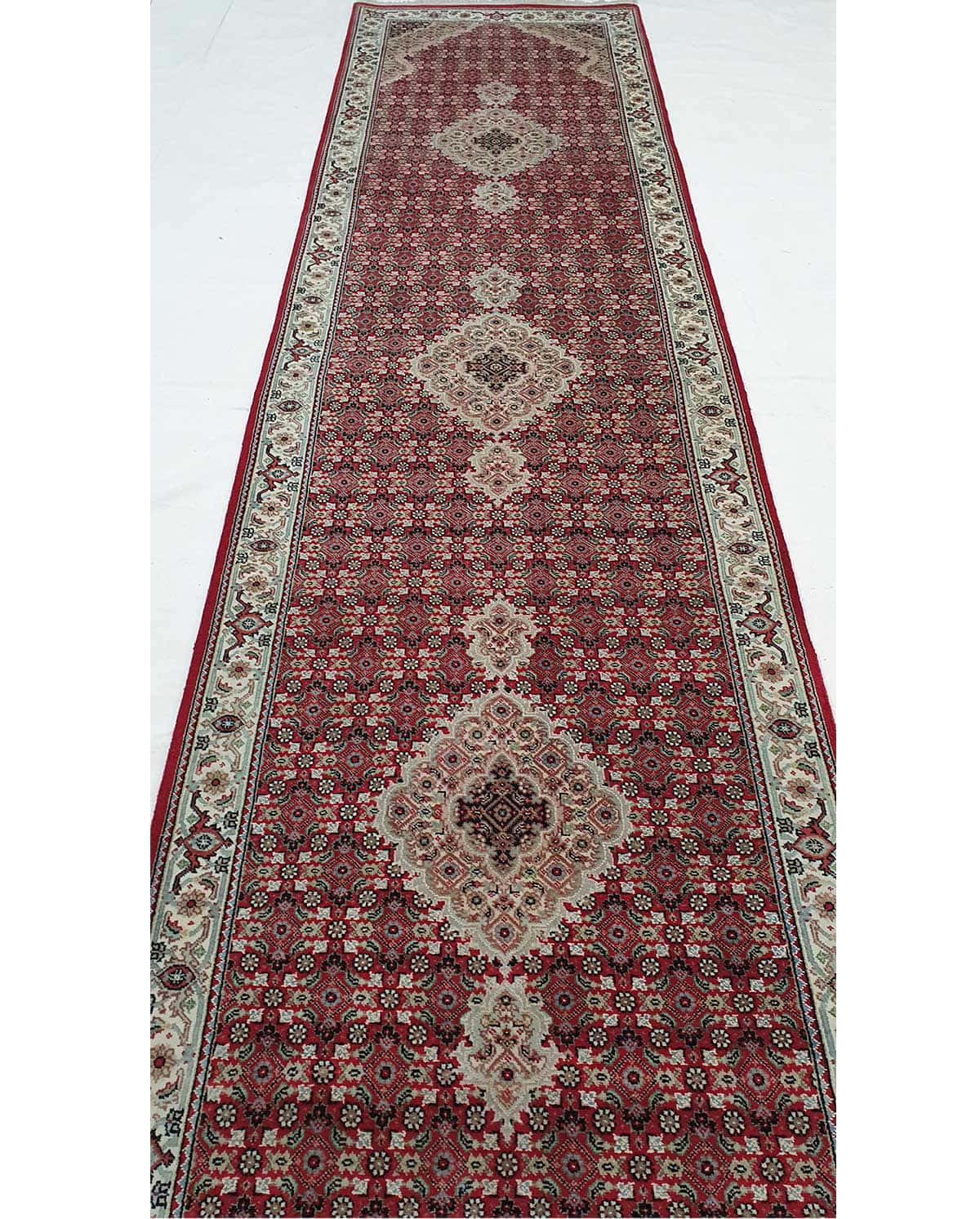 Custom-Made Amritsar in Tabriz design hall-runner 418x82cm | Rug# 30838