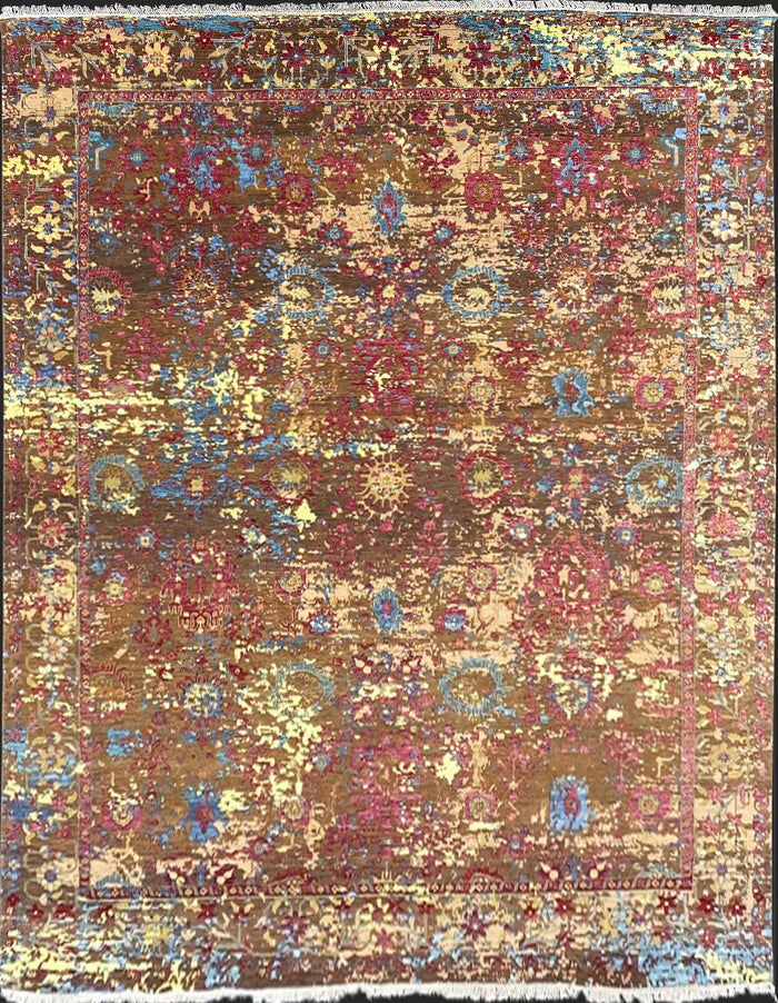 Erased-Heritage designer rug 324x247cm | Rug# 30898