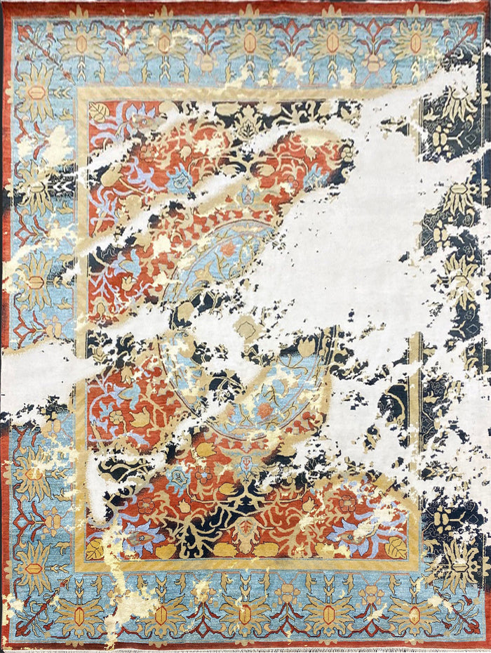 Antique Polynesian Erased-Heritage 324x245cm | Rug# 30901