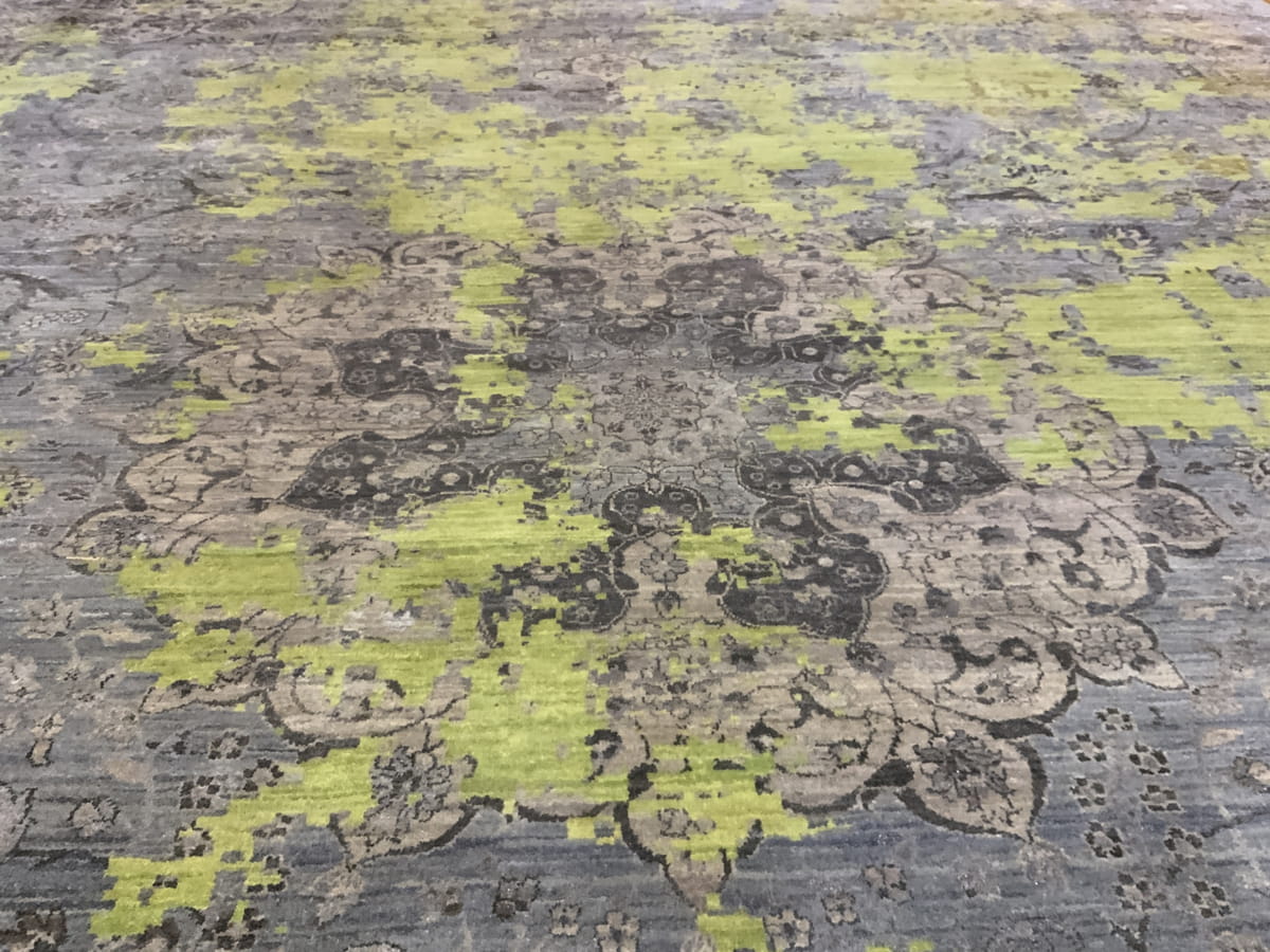 Transitional Tabriz designer carpet 430x300cm | Rug# 31158