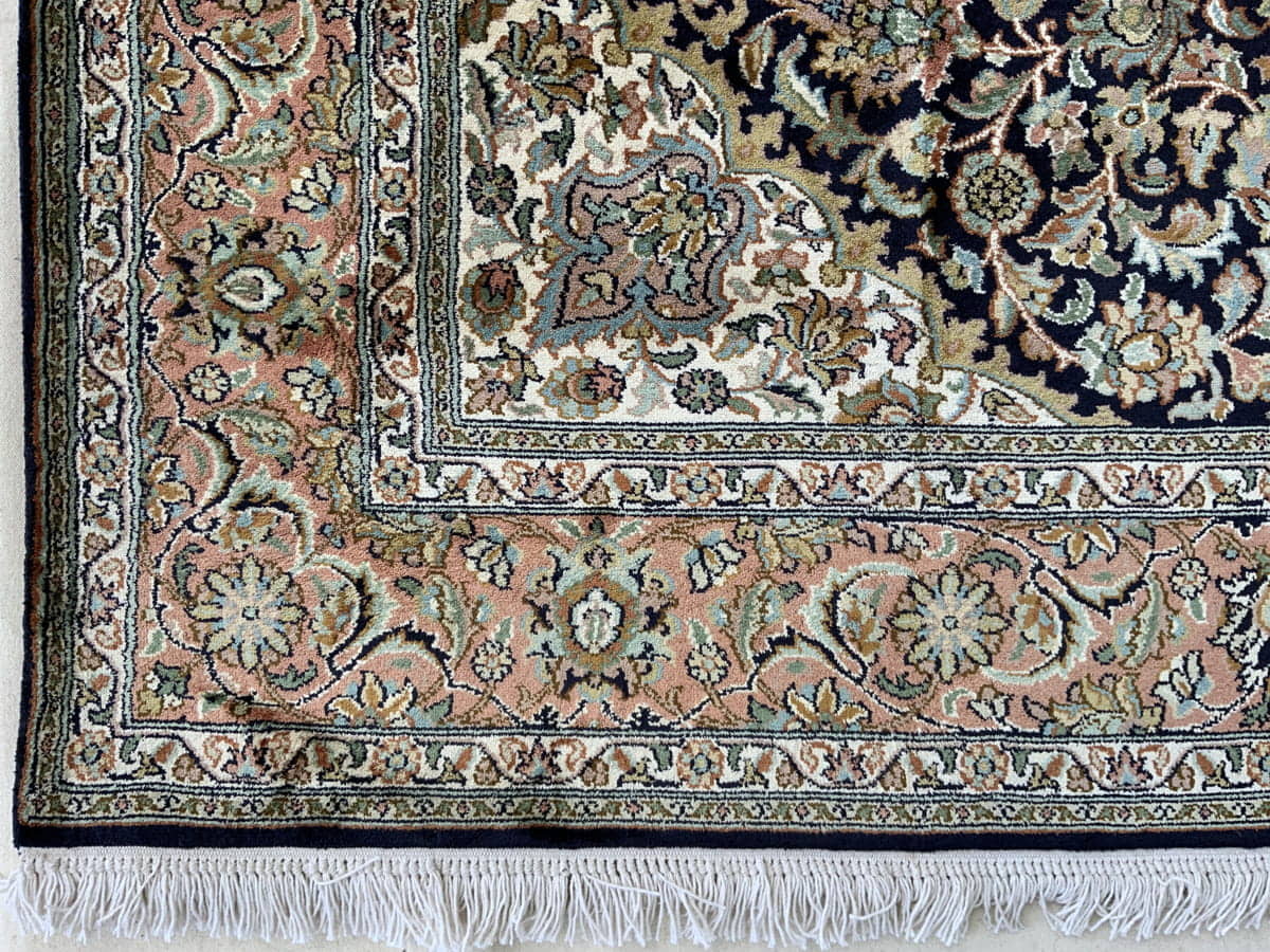 Kashmir Silk Safavid 186x127cm | Rug# 31215
