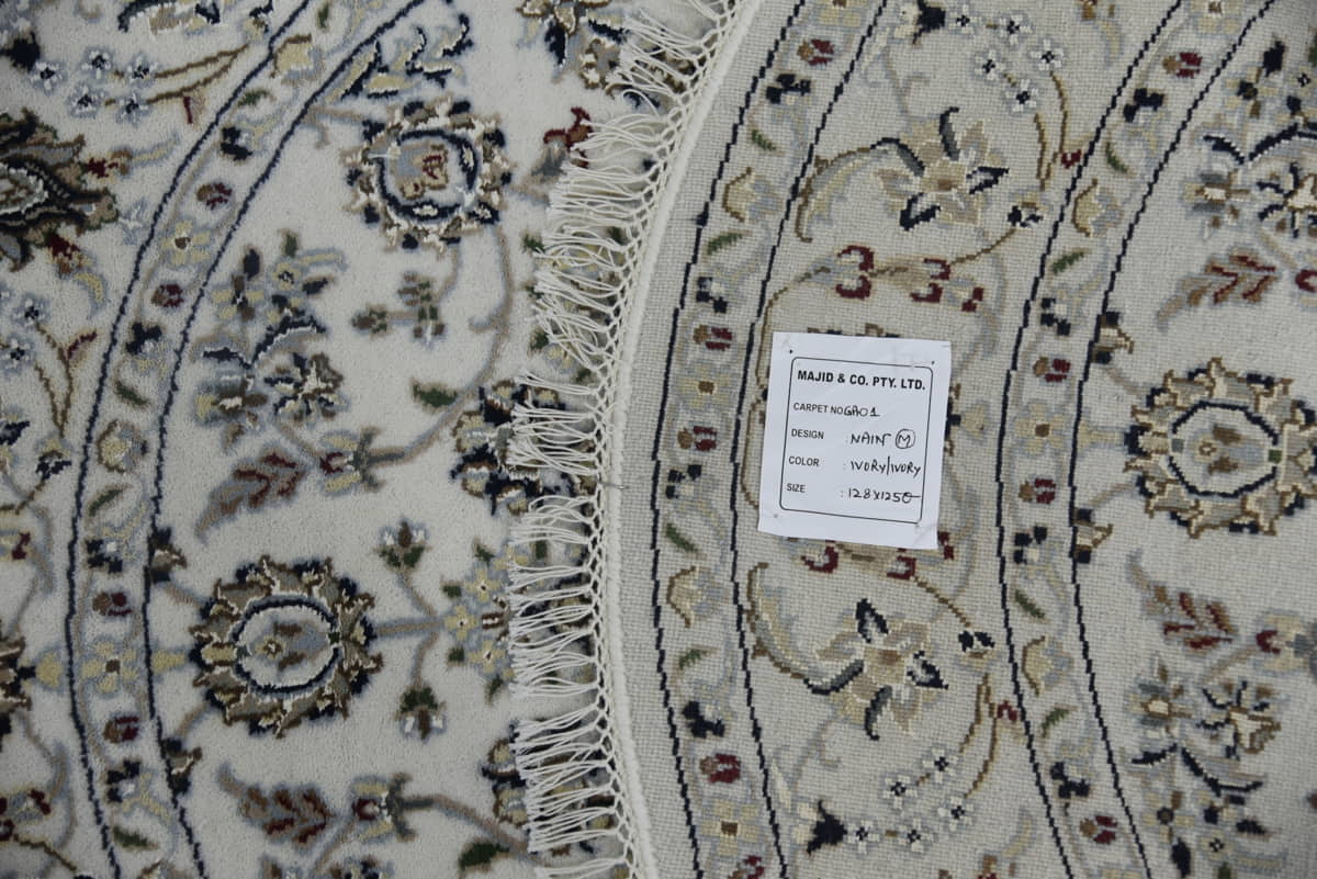 Very fine Amritsar Round-Rug 128x125cm | Rug# 31266