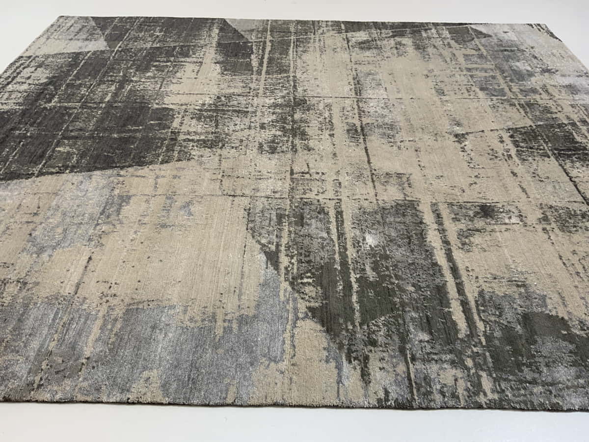 wool & silk modern designer rug 295x245cm | Rug# 31388
