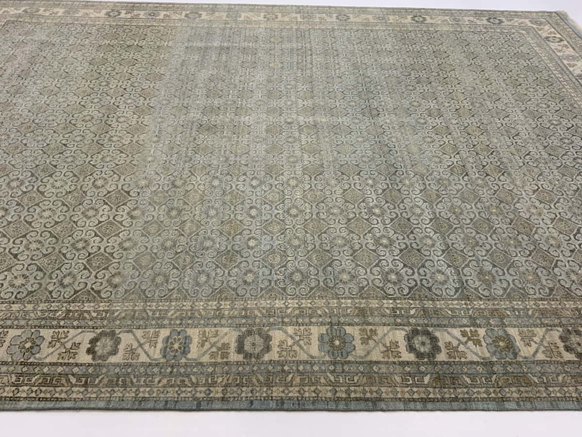 Antique re-weave Khotan 373x267cm | Rug# 31389