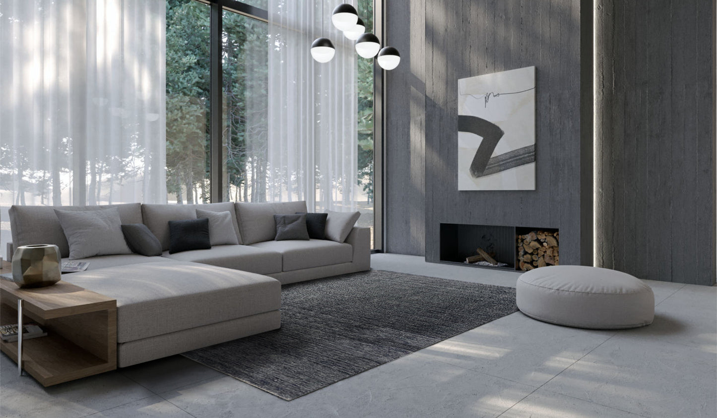 Handloom Scandinavian-plain Modern Rug 213x305cm | Rug# 31546