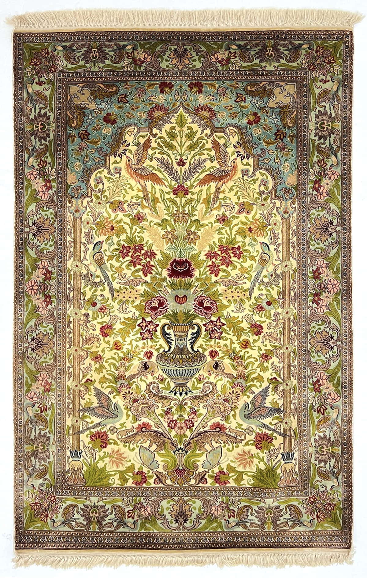 Superb Tree-Of-Life silk 126x80 cm
