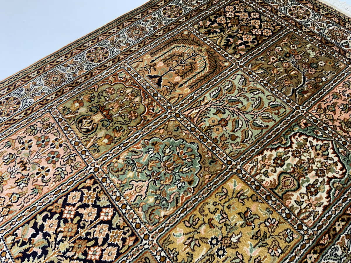 Srinagar Kashmir silk 244x80cm | Rug# 31616