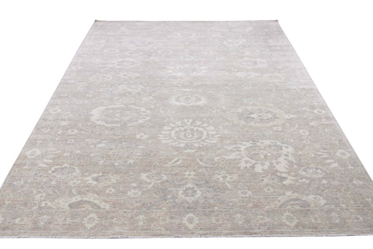 Turkish knot carpet, 15th-Century Shah-Abbassi Isfehan inspired, 414x312cm | Rug# 31639