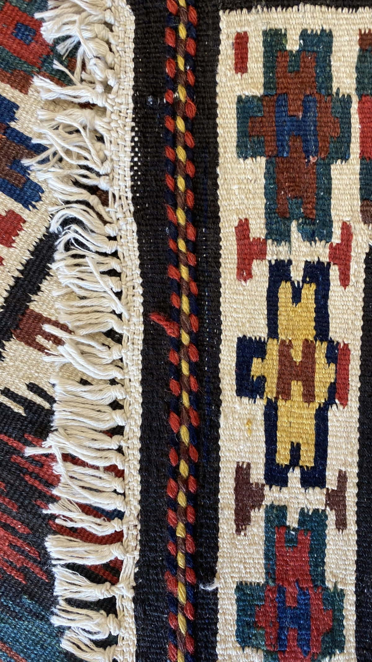 Antique Shahsavan Kilim 366x112cm | Rug# 3326