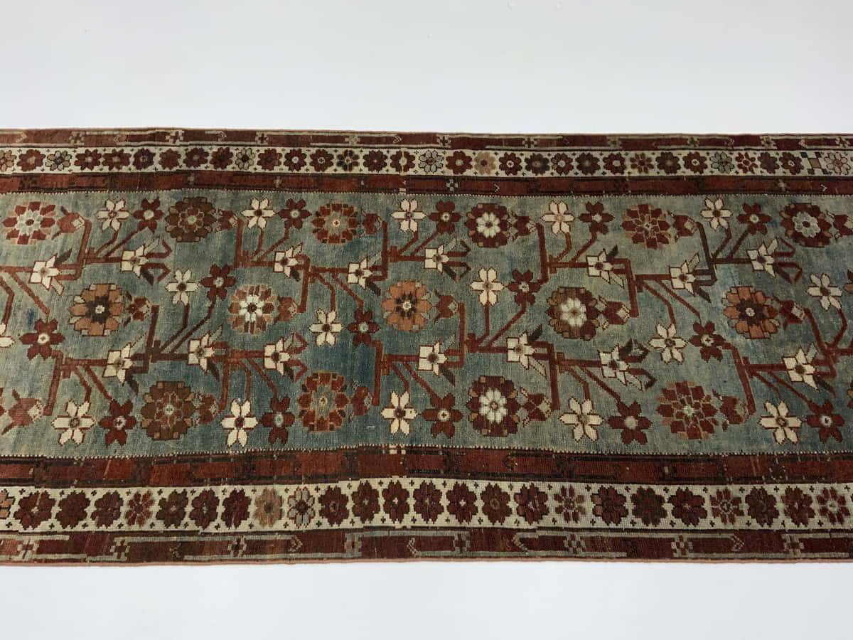 Antique Kurdi, circa 1900, Persia, 299x108cm | Rug# 49755