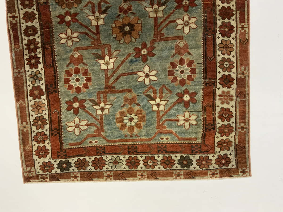 Antique Kurdi, circa 1900, Persia, 299x108cm | Rug# 49755