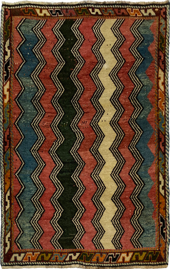 Vintage Nomadic Gabbeh 140x93cm | Rug# 5752