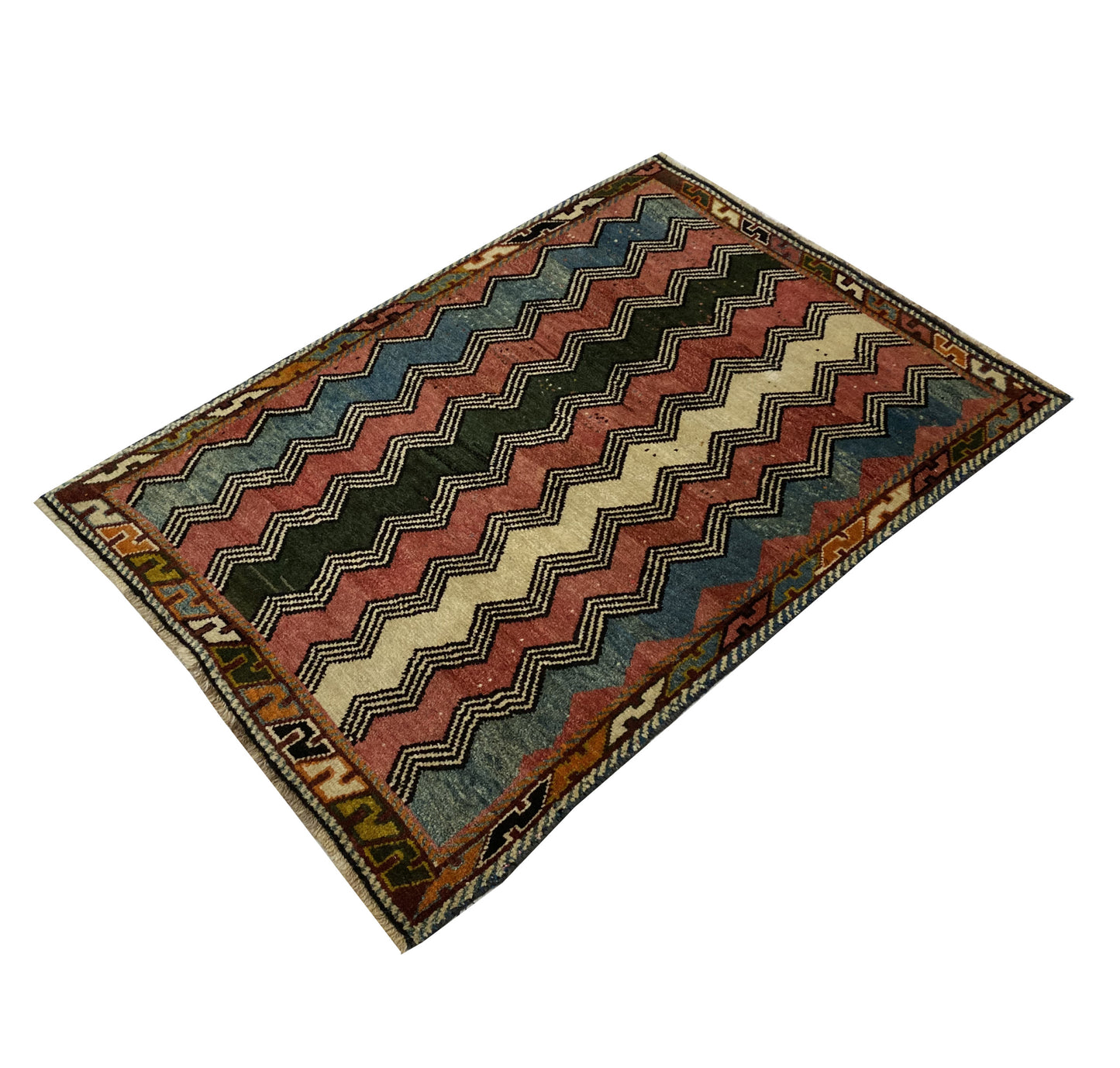 Vintage Nomadic Gabbeh 140x93cm | Rug# 5752