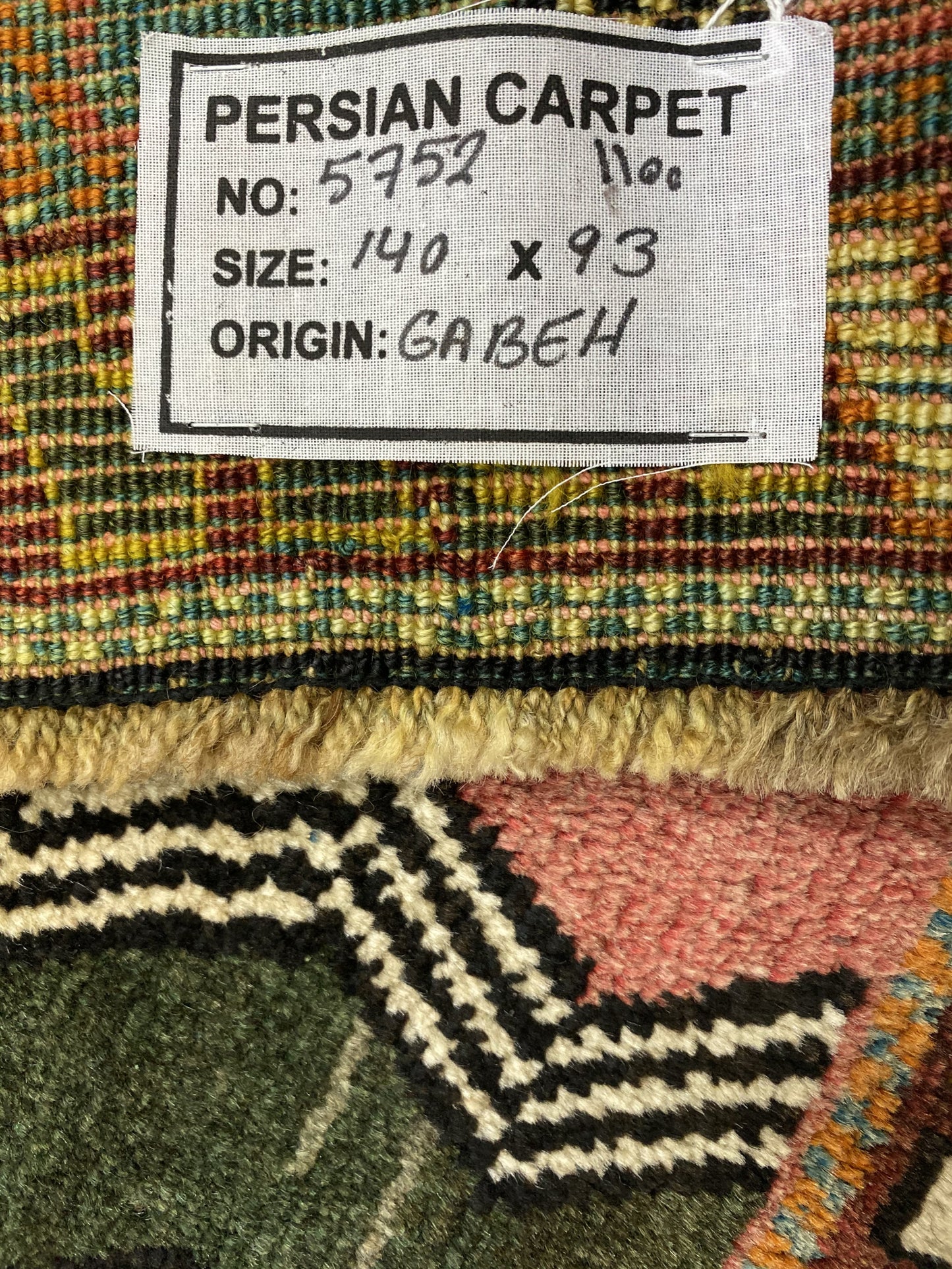 Vintage Nomadic Gabbeh 140x93cm | Rug# 5752