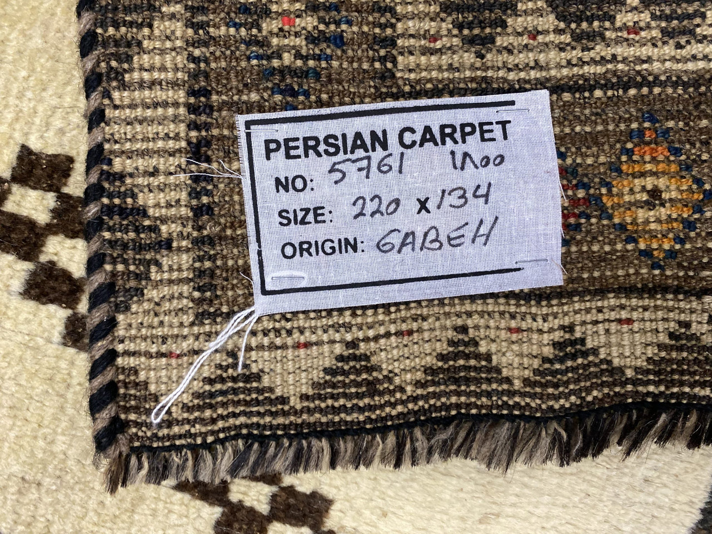 Nomadic vintage Gabbeh 220x134cm | Rug# 5761