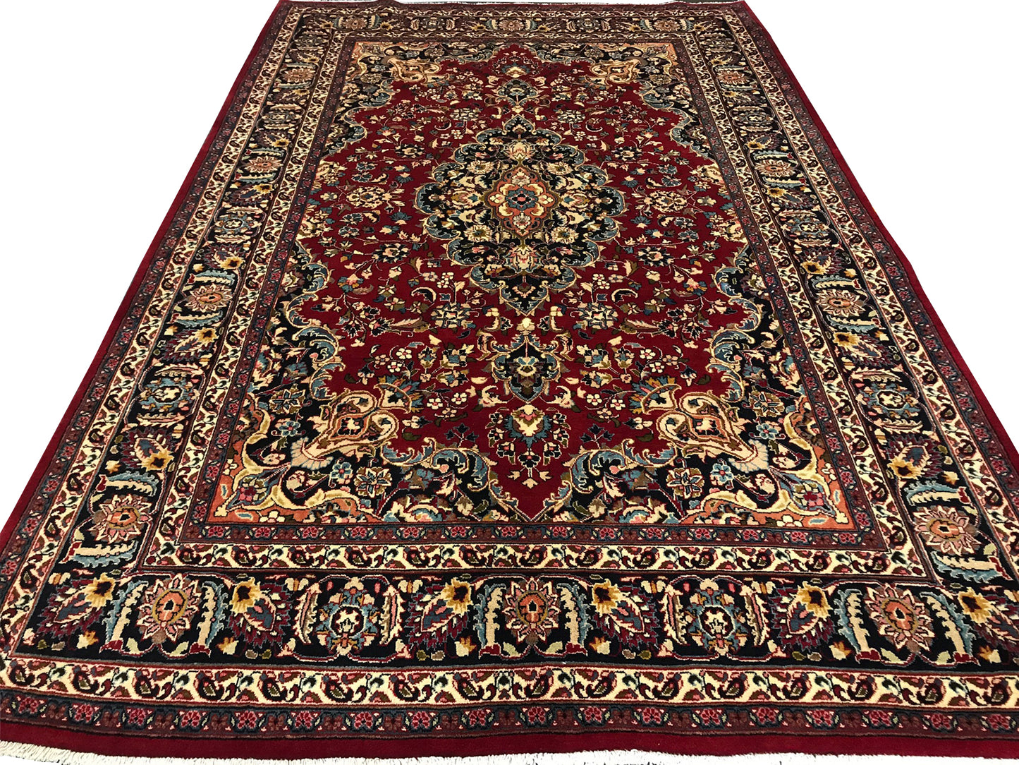 Vintage Persian Mashad 300x194cm | Rug# 6013