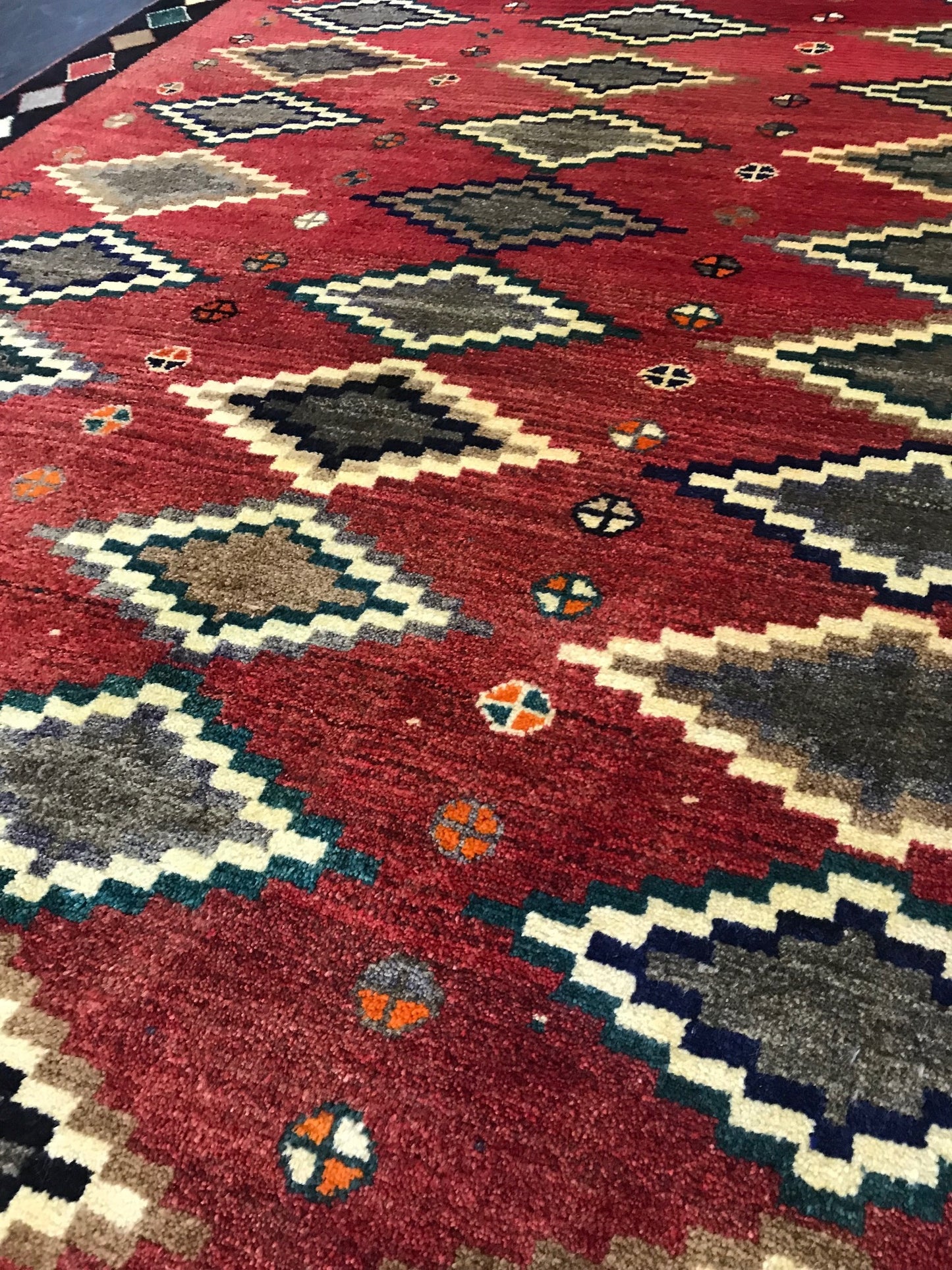 Vintage Nomadic Gabbeh 238x147cm | Rug# 6102