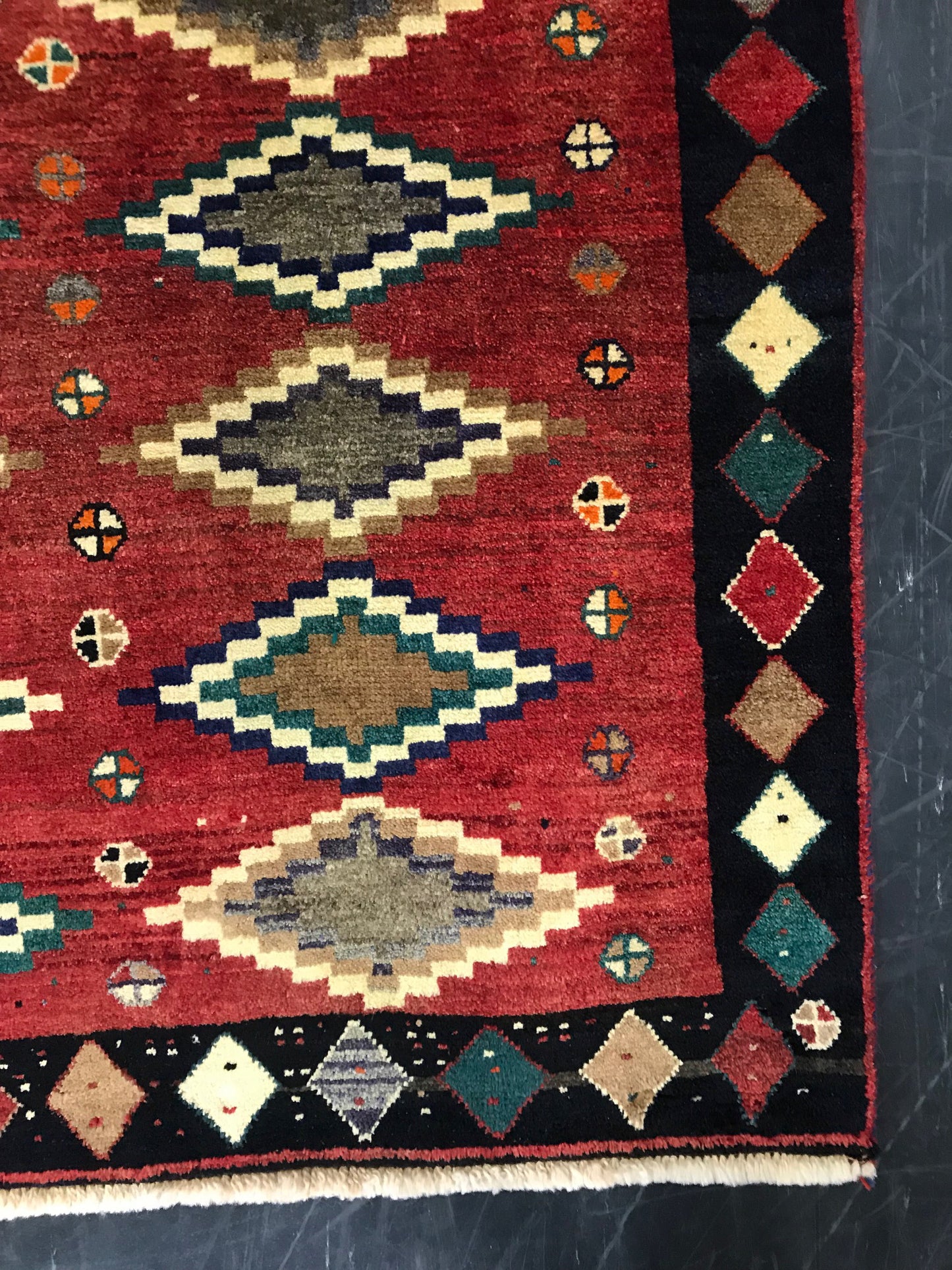 Vintage Nomadic Gabbeh 238x147cm | Rug# 6102