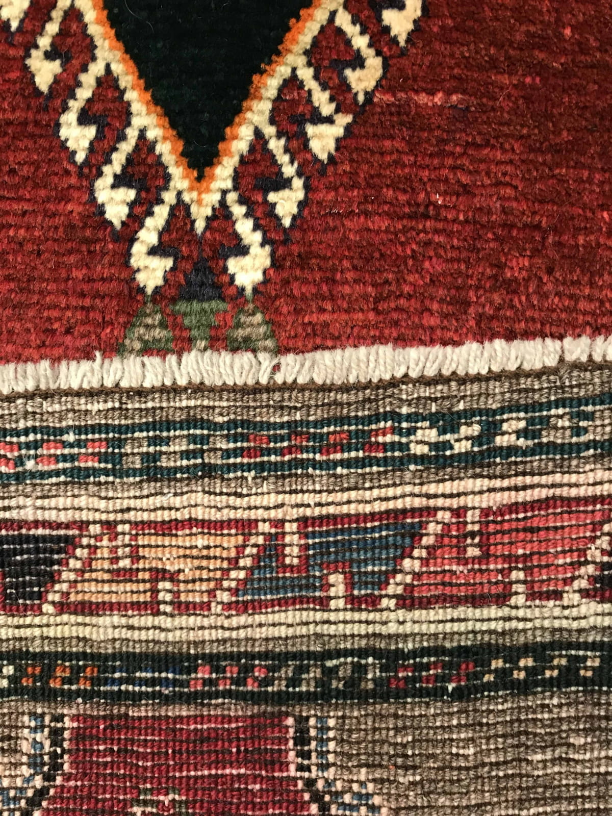 Vintage Nomadic Gabbeh 216x130cm | Rug# 6221