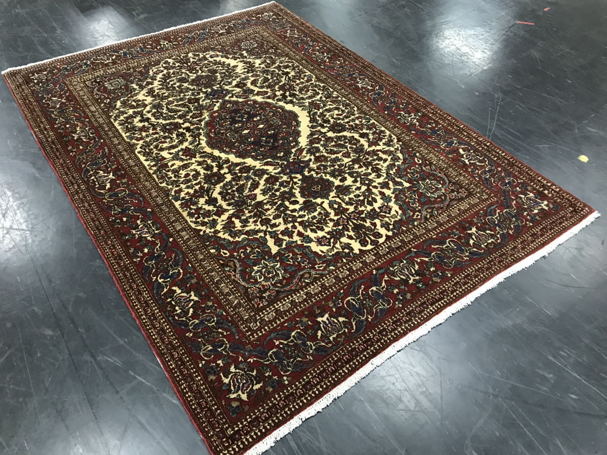 Antique Mobarakeh-Isfehan, circa 1910, Persia, 205x146cm | Rug# 6255