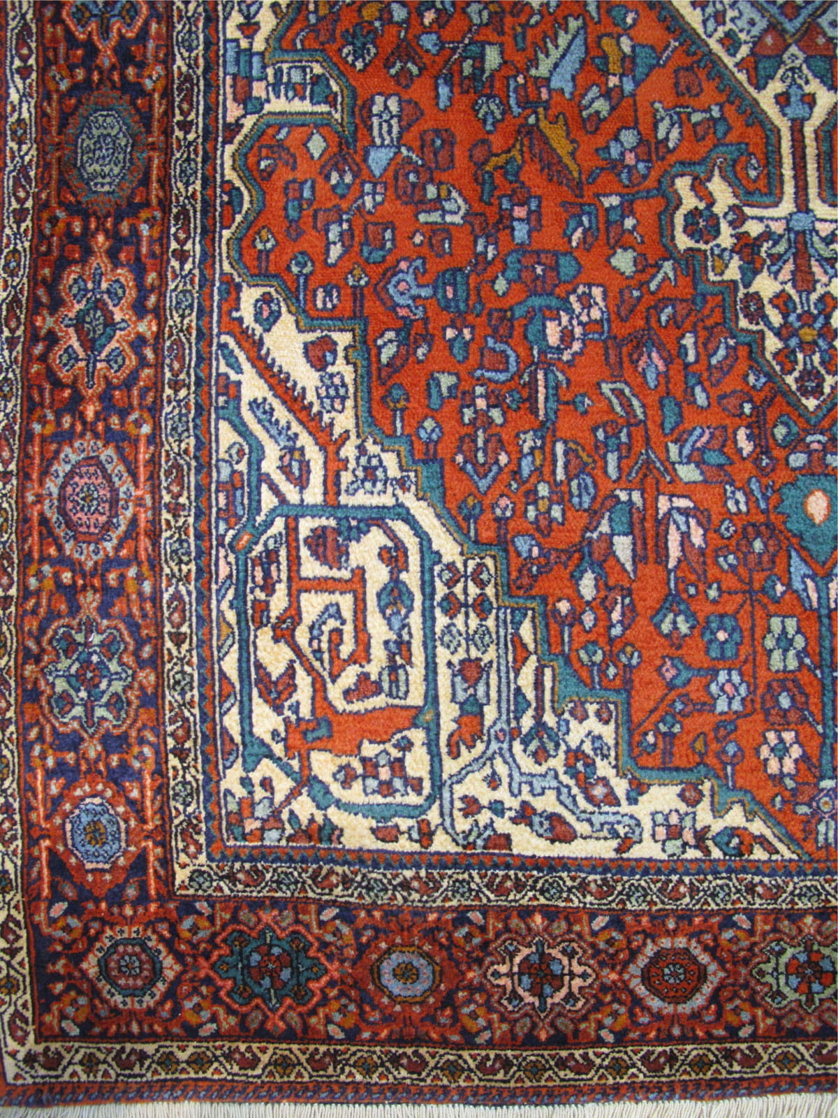 Superfine Bidganeh Bijar 215x127cm | Rug# 6637