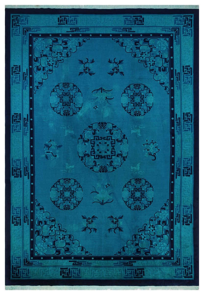Overdyed vintage Chinese-rug 309x216cm | Rug# 68712