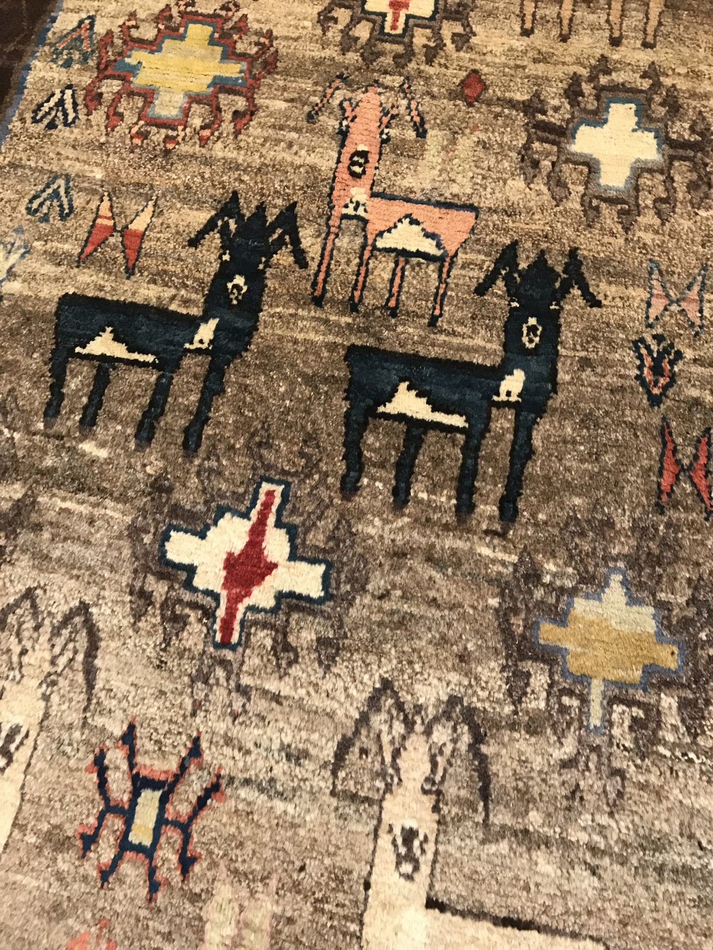 Vintage Nomadic Gabbeh 180x110cm | Rug# 6966
