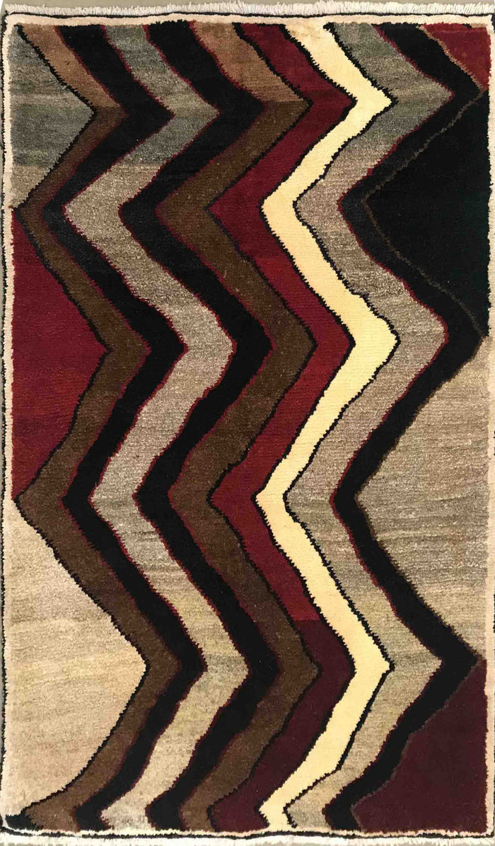 Vintage Qashqai Gabbeh, Persia,  146x96cm | Rug# 6969