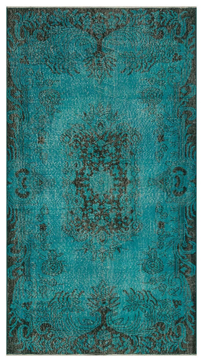 Overdyed vintage Qaisari 207x115cm | Rug# 72733