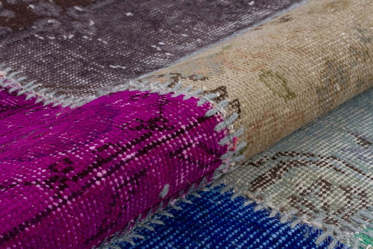 Vintage fragments patchwork 248x193cm | Rug# 73524