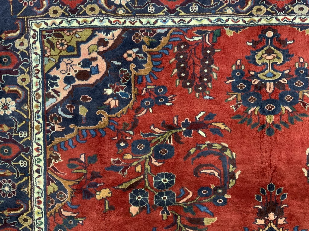 Vintage Hamedan-Mehraban 310x209cm | Rug#10388