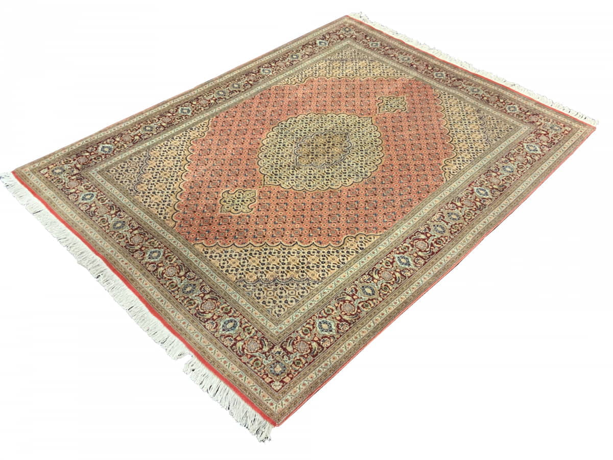 Persian Tabriz, Mahi design, wool and silk pile, Persia, 200x152cm | Rug#10621