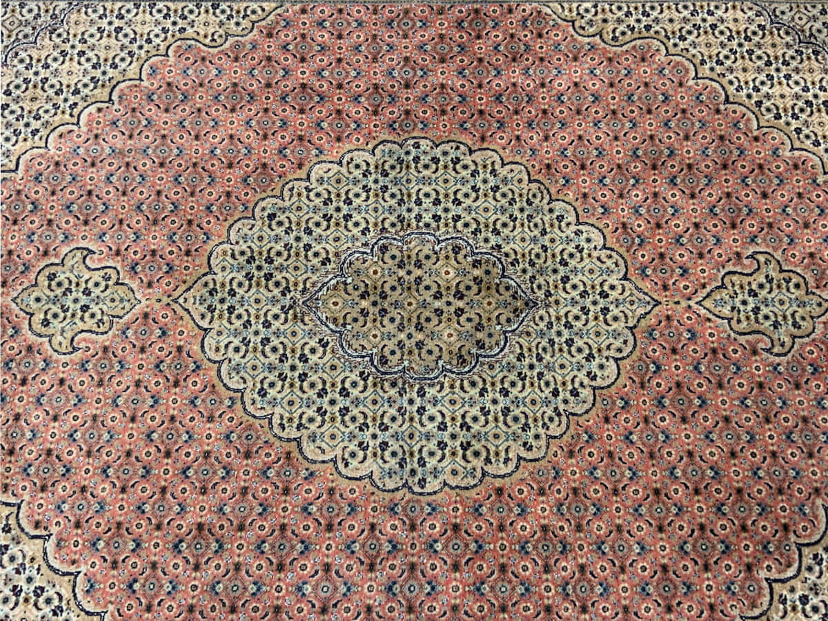 Persian Tabriz, Mahi design, wool and silk pile, Persia, 200x152cm | Rug#10621