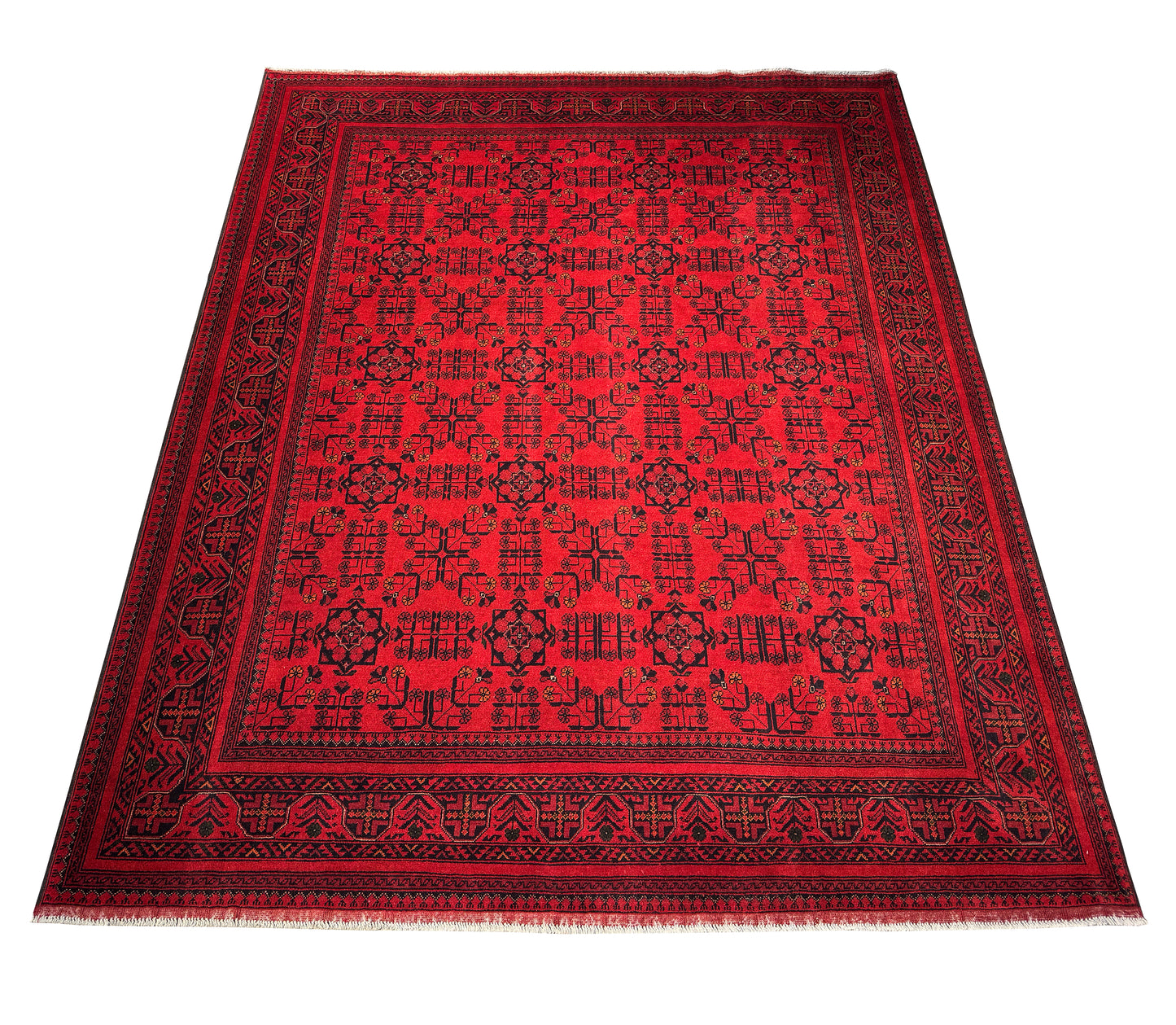 Afghan Ersari weave Kondor fine local wool pile 300x251 cm | Rug 25988