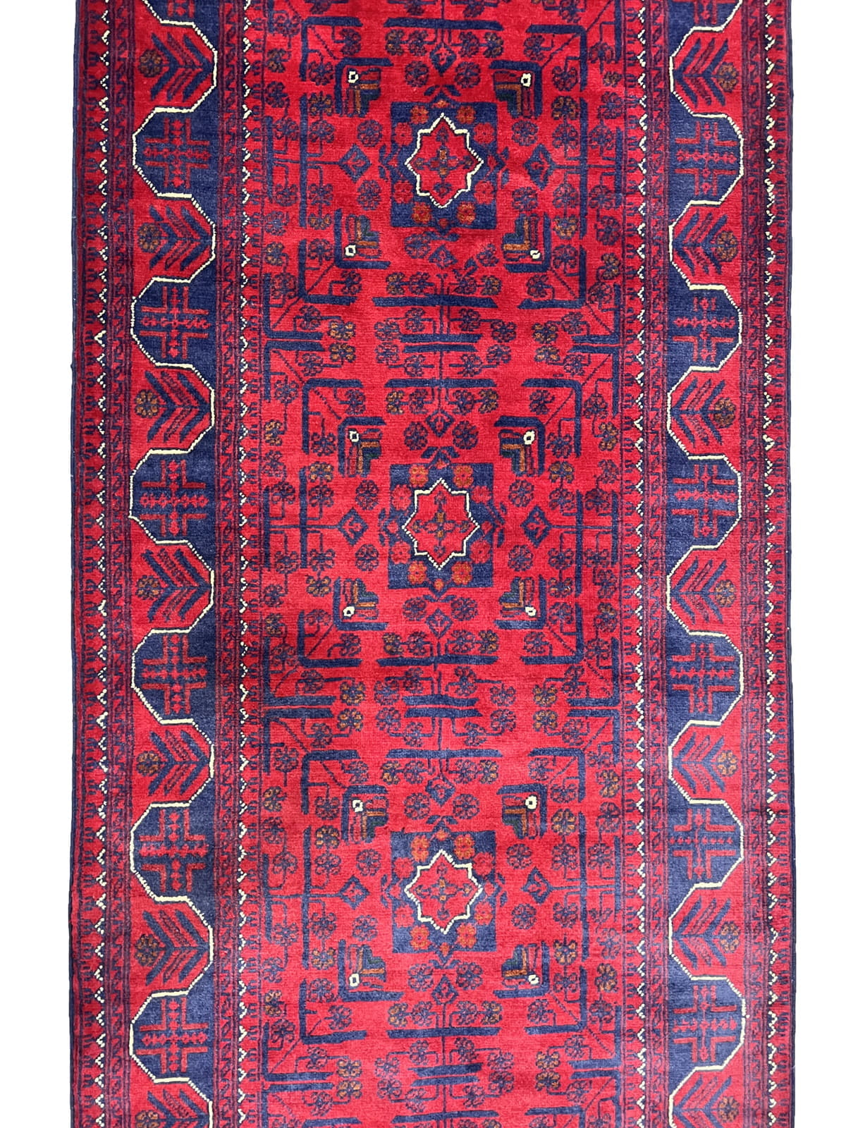 Very fine Ersari Turkaman weave Khiva Hall-Runner, 585x80cm | Rug#26534