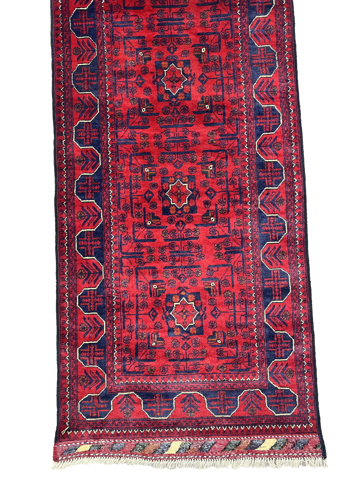Ersari Turkaman in Belgic wool quality 581x79cm | Rug#26535