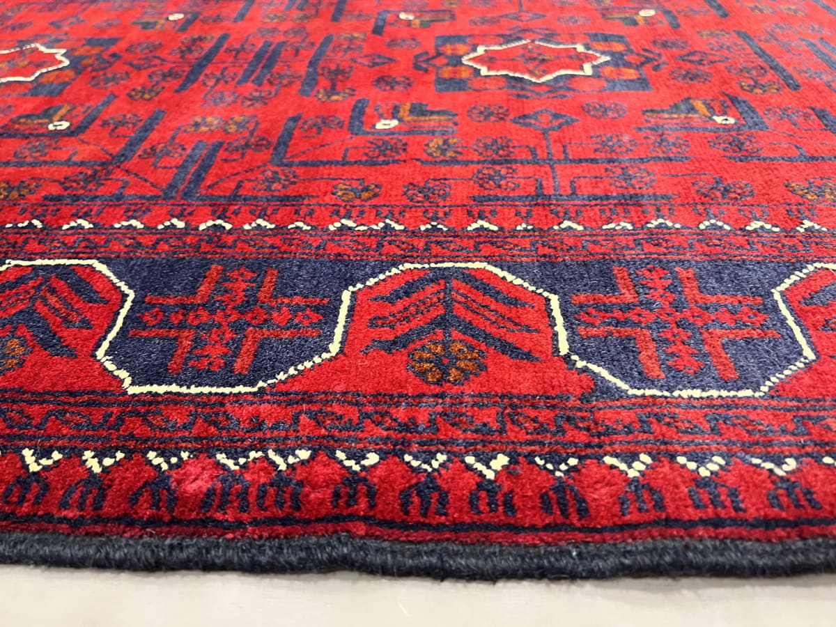 Ersari Turkaman in Belgic wool quality 581x79cm | Rug#26535