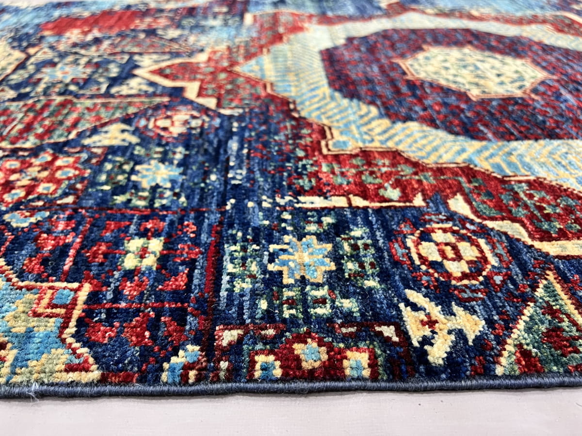 Afghan Turkaman weave, Transitional mamluk design 296x74cm | Rug#26538