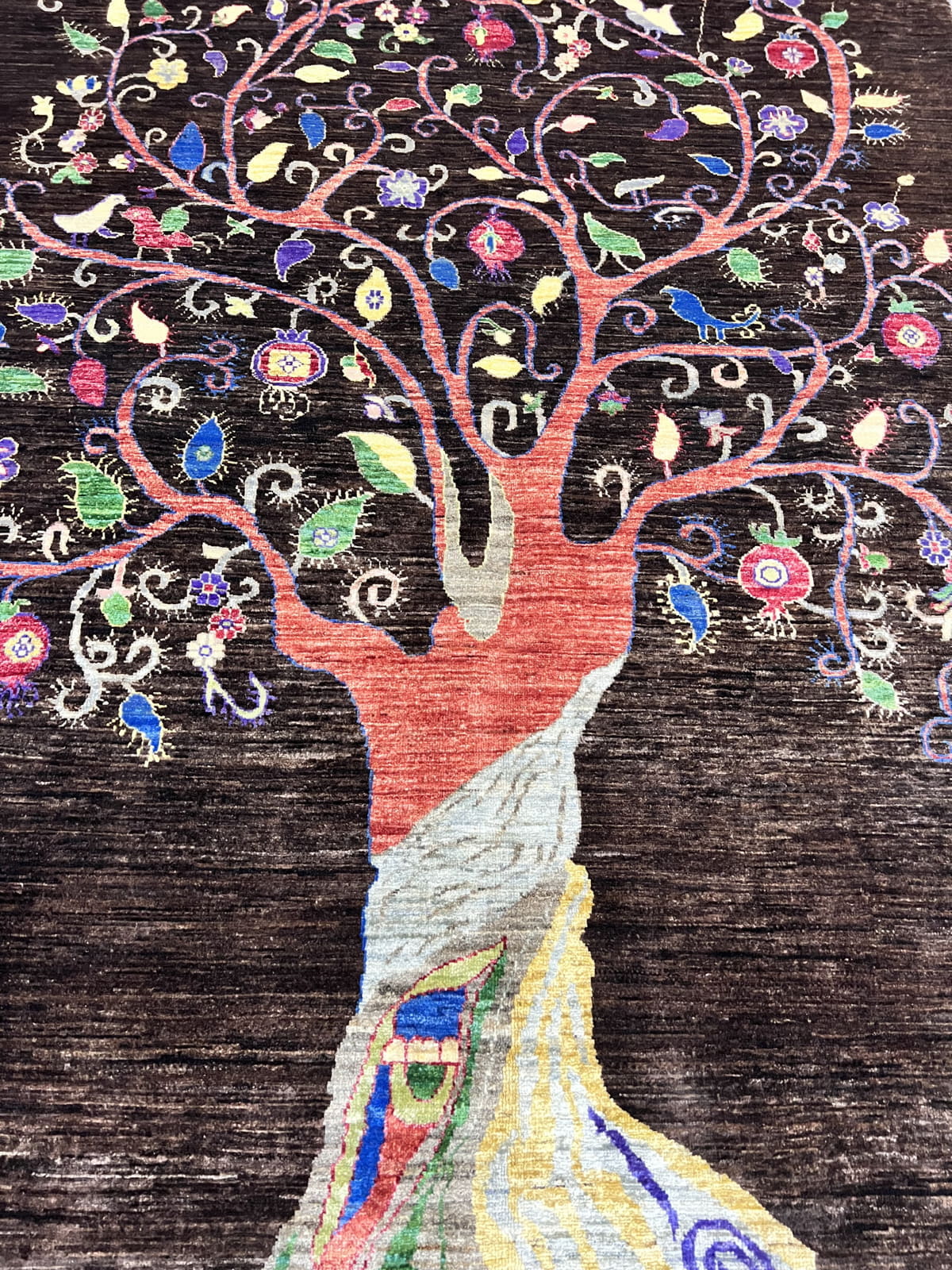 Afghan Turkaman weave, Modern tree of Life design 239x169cm | Rug#26547