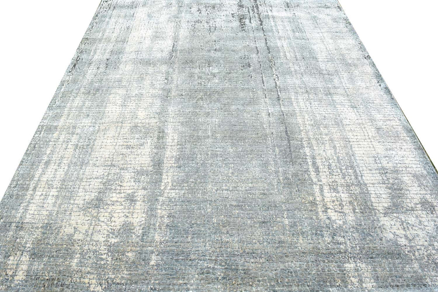 Jaipur Hand knotted carpet in Abstract Mosaic design 305x244cm | Rug# 31626