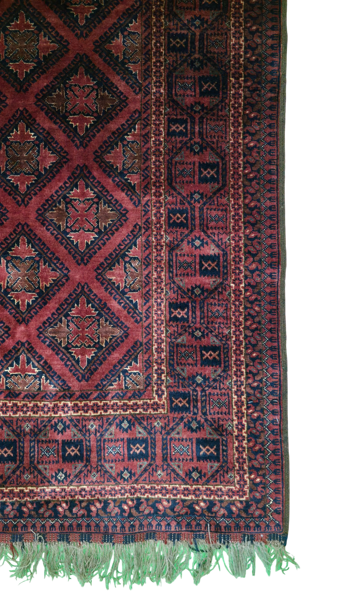 Vintage Kondooz Rug c.1970 195x129cm| Rug# 100012TD (need better photo)