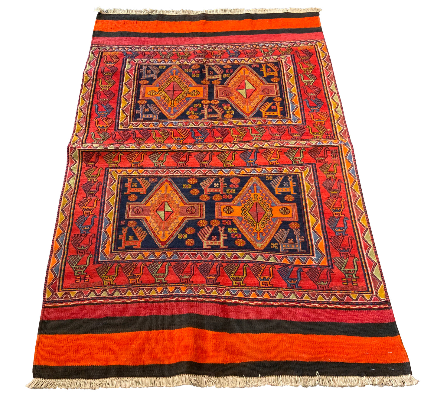 Antique Bedding-bag Tacheh,  size 174×115 cm | Rug# 10481