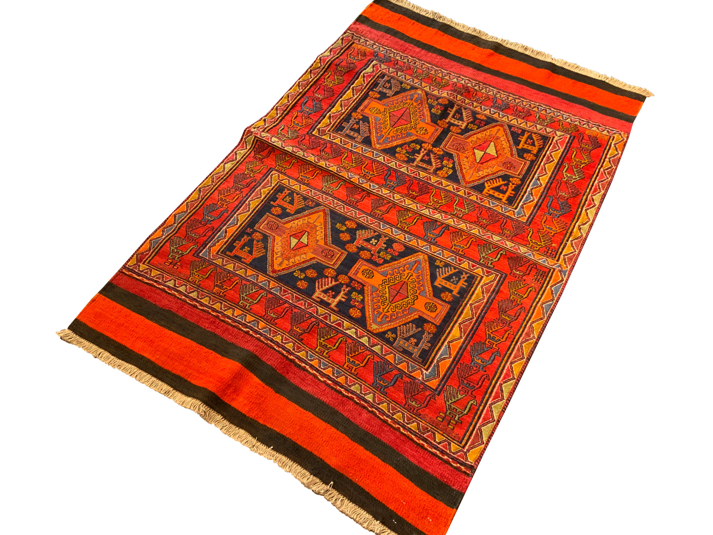 Antique Bedding-bag Tacheh,  size 174×115 cm | Rug# 10481