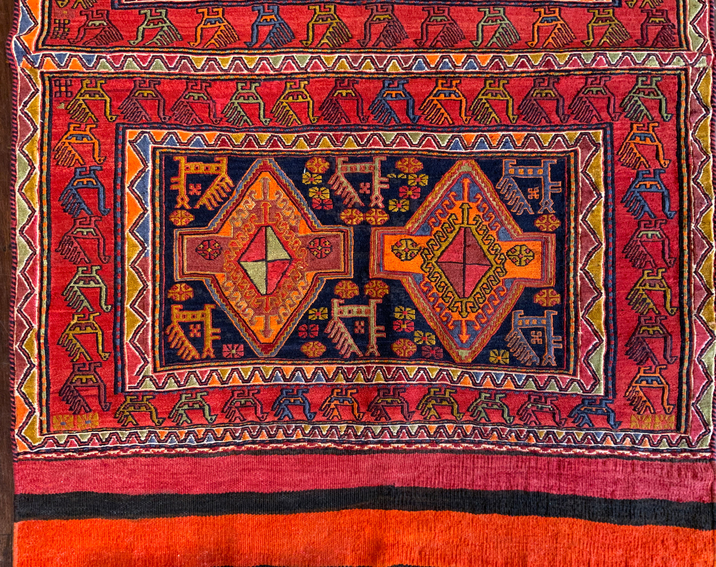 Antique Bedding-bag Tacheh,  size 174×115 cm | Rug# 10481