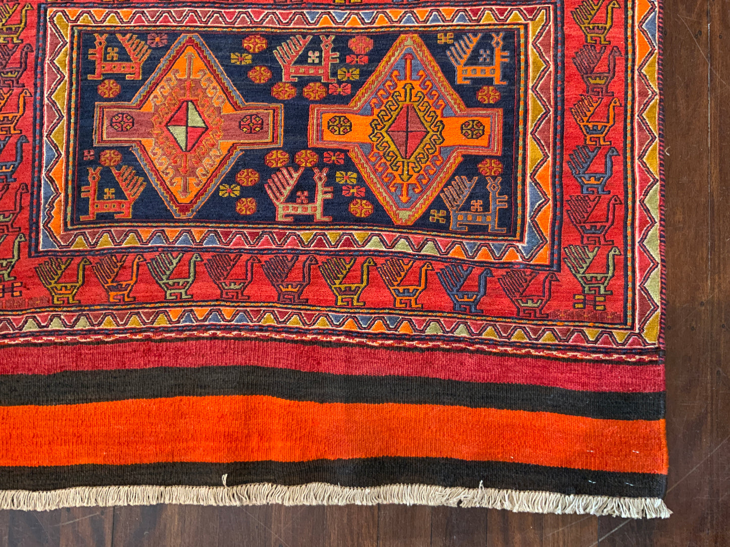 Antique Bedding-bag Tacheh,  size 174×115 cm | Rug# 10481