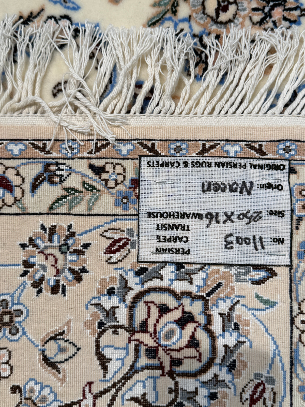 Superfine Nain 6LA, Persia 250x160cm | Rug# 11003